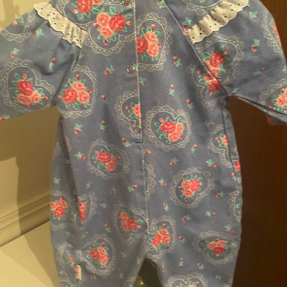 Bundle of 2 Vintage Healthtex Denim Rompers - Picture 10 of 16